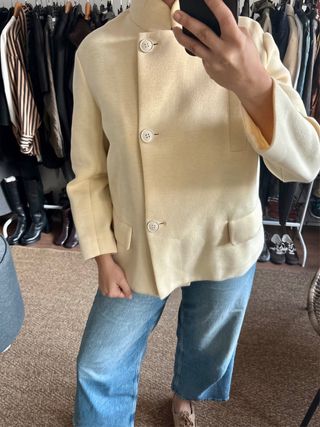 Chaqueta Dou Dou crema