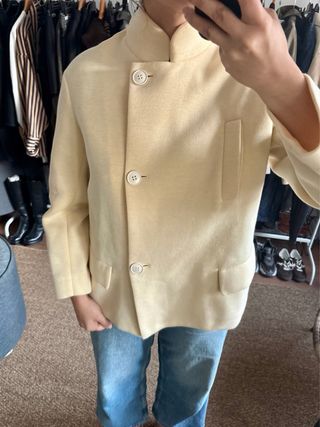 Chaqueta Dou Dou crema