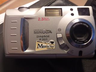 Cámara Minolta 3 con tarjetas CompactFlash