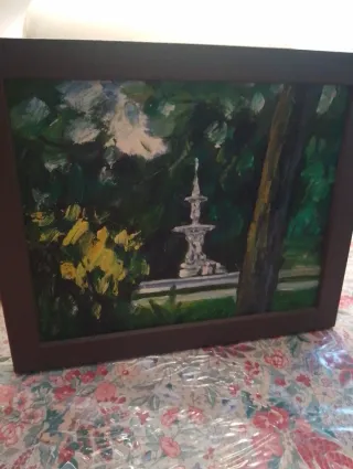 Cuadro Parque del Retiro Madrid