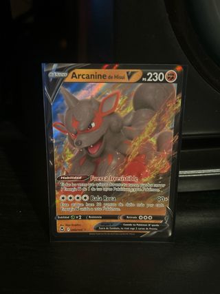 Carta Pokémon Arcanine de Hisui V 230 PS
