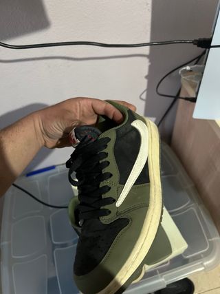 Zapatillas travis scoot verde oliva talla 40 nike