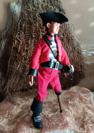 Lote Madelman 3 piratas y caballo