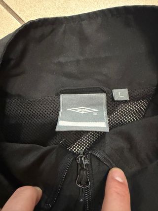 Giacca Calcio Umbro L Nera Vintage 90s/00s