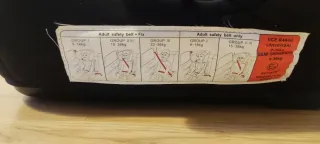 Silla Coche KikkaBoo Bronn Negra