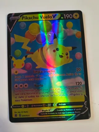 Lote 5 Cartas Pokémon Pikachu, Zekrom, Reshiram