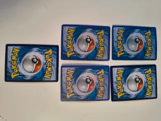 Lote 5 Cartas Pokémon Pikachu, Zekrom, Reshiram