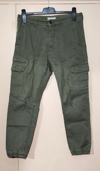 Pantalones cargo joggers verdes