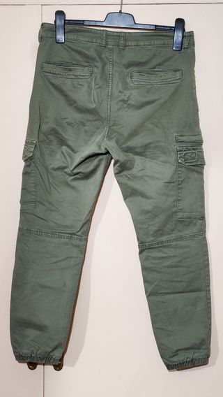 Pantalones cargo joggers verdes