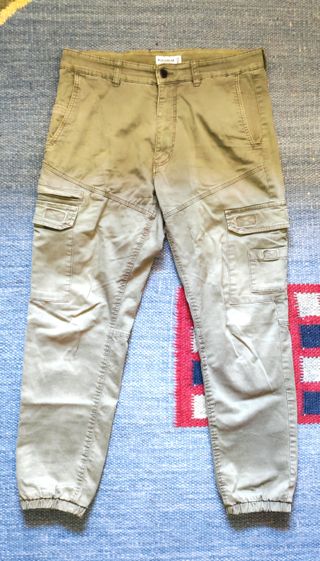 Pantalones cargo joggers verdes