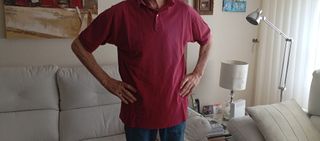 Polo Yves Saint Laurent granate