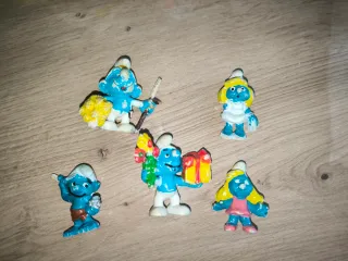 Figuras PVC de los Pitufos.