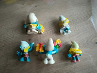 Figuras PVC de los Pitufos.