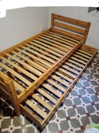 Cama nido de madera