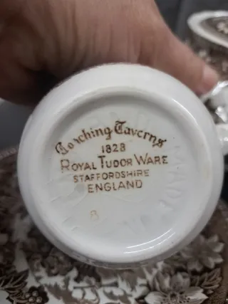 Juego de té porcelana inglesa