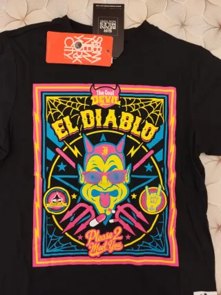 T-shirt Diablo sir benni Miles streetwear skate M