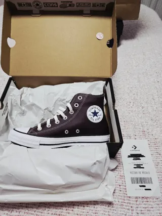 Converse Chuck Taylor All Star Piel Marrón