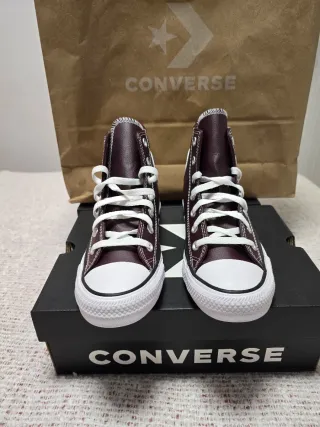 Converse Chuck Taylor All Star Piel Marrón