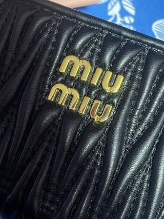Portafoglio Miu Miu nero