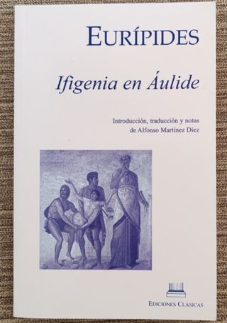 Libro Eurípides ifigenia en aulide