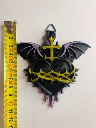 Decorazione Sacro Cuore da parete artigianale