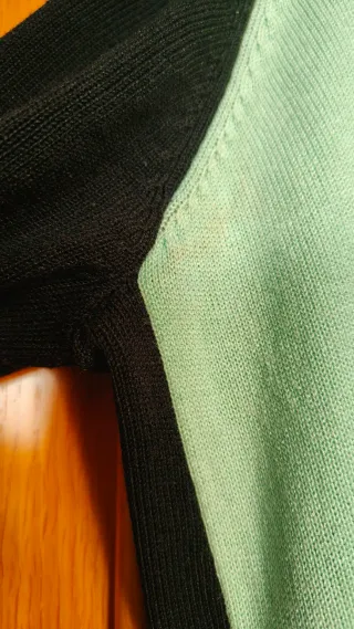 Vestido punto verde talla 42-44