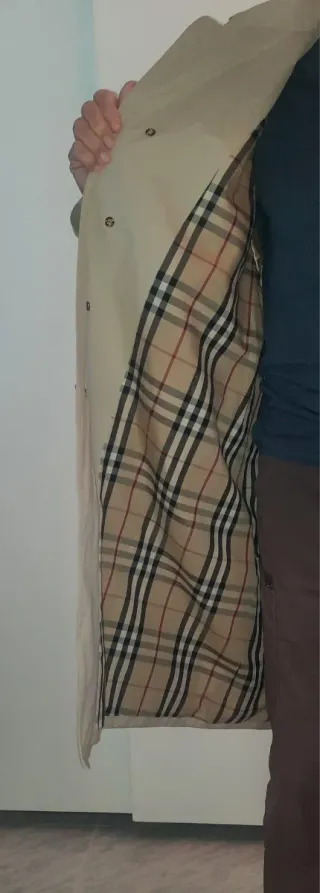 Gabardina Burberry Beige