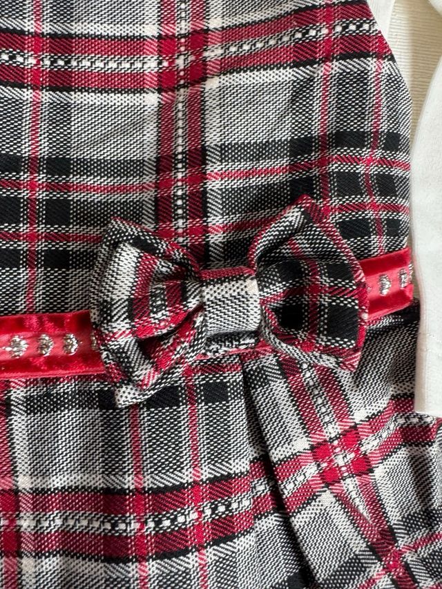 Vestido pichi niña cuadros talla 4 años