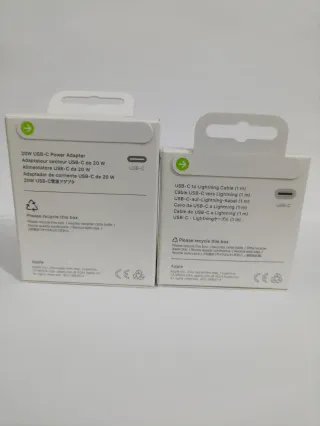 Cargador iPhone Apple Original y Cable Lightning