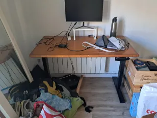 Mesa de madera elevable