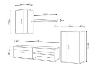 Mueble Salon Economico en Oferta