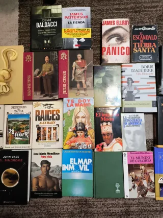 Diferentes libros, de todo tipo