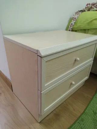 Mesita Noche de Madera clara