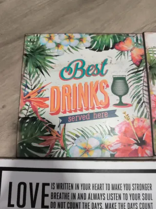 Set de 4 Cuadros Decorativos