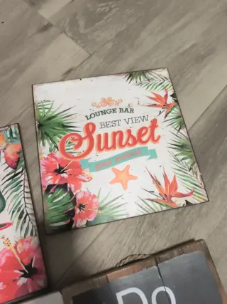 Set de 4 Cuadros Decorativos