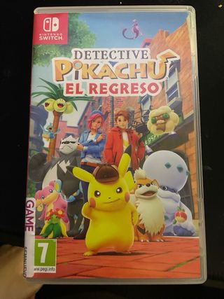Juego Nintendo Switch Detective Pikachu El Regreso
