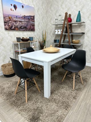 Conjunto Comedor + 4 Sillas Nordicas Oferta