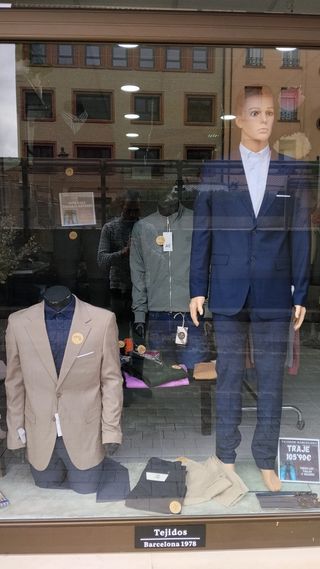 Traje gris hombre talla L