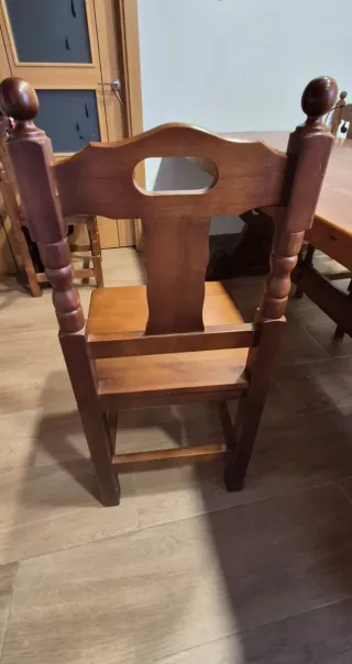 Mesa Castellana Madera Maciza Pino