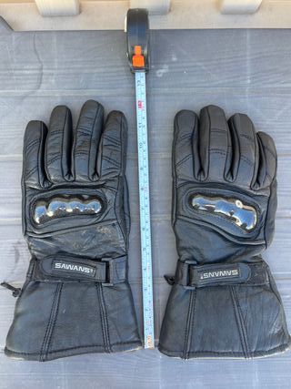 Guantes Moto Sawans XXL Protecciones Negro