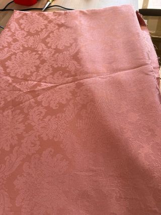 Tela damasco rosa nude