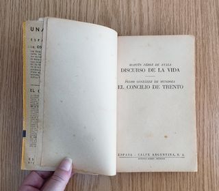 Relatos "El Concilio de Trento" Edición año 1947