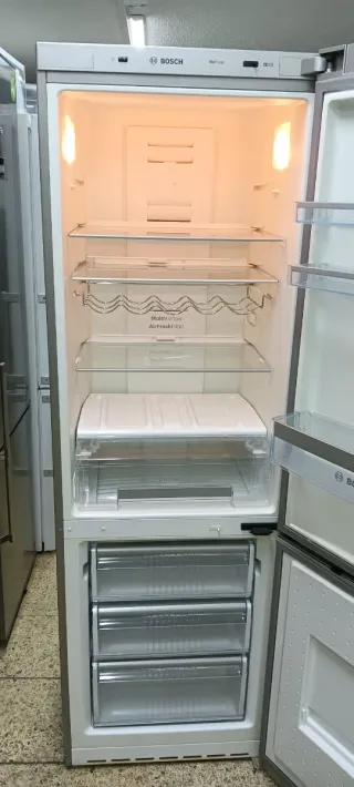 Nevera Bosch Acero Inoxidable no Frost energía A+
