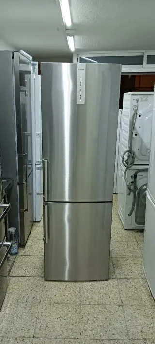 Nevera Bosch Acero Inoxidable no Frost energía A+