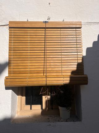 Persianas Alicantinas Madera Roble