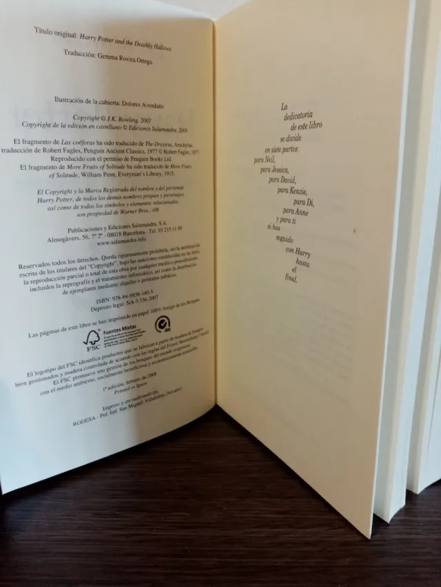 Harry Potter y las reliquias de la muerte (Harr...