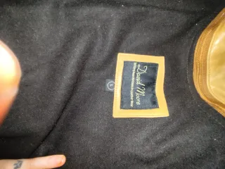 Chaqueta de cuero original de hombre