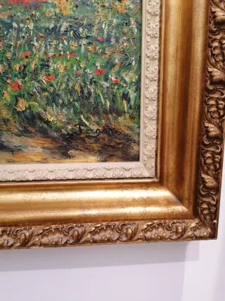 Cuadro Impresionista con Marco Dorado