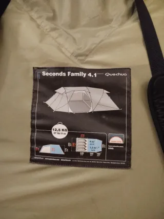 Tienda de campaña familiar Quechua