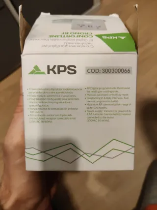 Termostato Digital KPS Crono RF